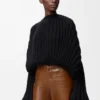 Pullover aus Mohairmischung Schwarz