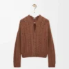 Pullover aus Wolle Braun