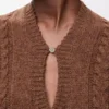 Pullover aus Wolle Braun