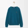 Pullover aus Wolle Dunkelgrün