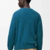 Pullover aus Wolle Dunkelgrün