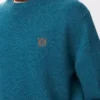 Pullover aus Wolle Dunkelgrün