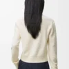 Pullover aus Wolle Ecru