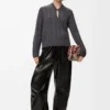 Pullover aus Wolle Grau