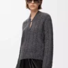 Pullover aus Wolle Grau