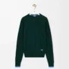 Pullover aus Wolle Grün/Blau