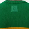 Pullover aus Wolle Grün/Grau