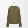 Pullover aus Wolle Grün/Khaki-Grün