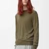 Pullover aus Wolle Grün/Khaki-Grün