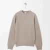 Pullover aus Wolle Hellgrau