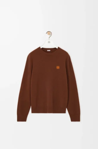 Pullover aus Wolle in Braun