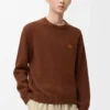 Pullover aus Wolle in Braun