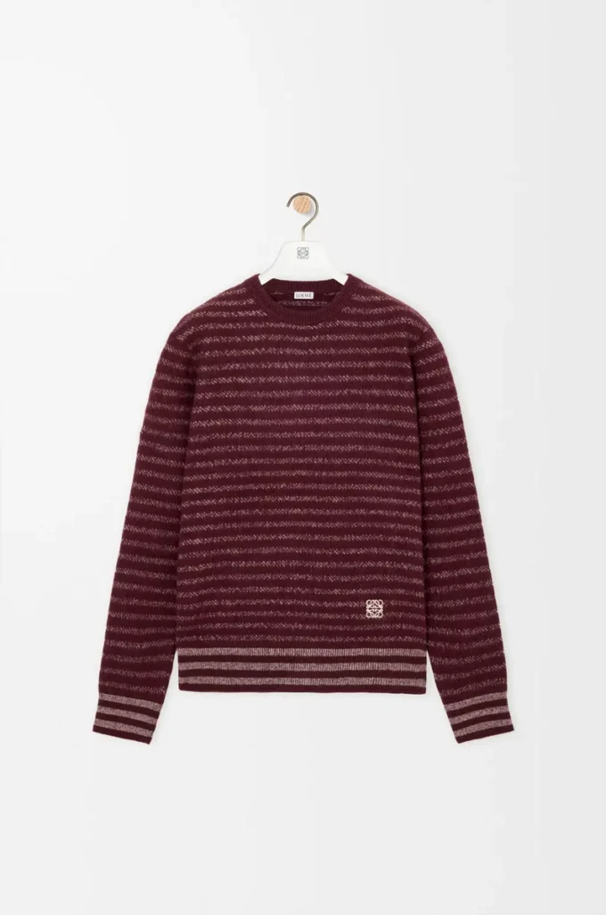 Pullover aus Wolle in Dunkelbraun