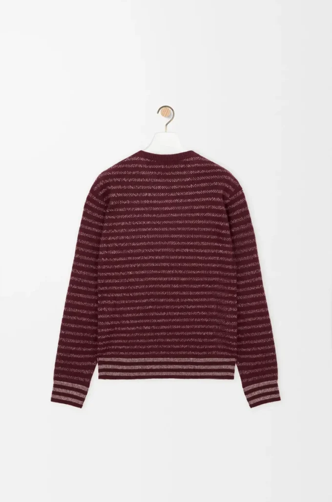 Pullover aus Wolle in Dunkelbraun