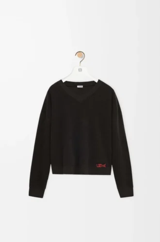 Pullover aus Wolle in Khaki-Grün