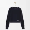Pullover aus Wolle in Marineblau