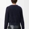 Pullover aus Wolle in Marineblau