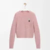Pullover aus Wolle Rosa