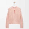 Pullover aus Wolle Rosa