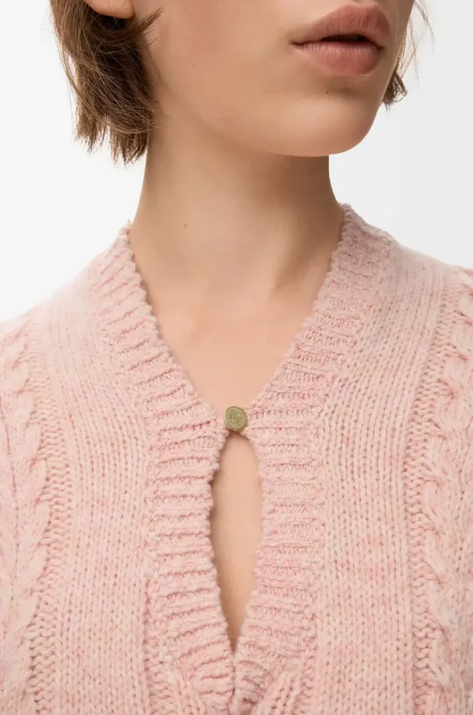 Pullover aus Wolle Rosa