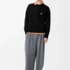 Pullover aus Wolle Schwarz