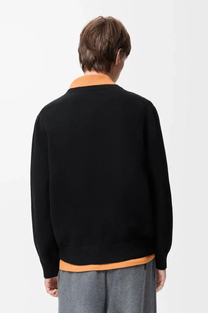 Pullover aus Wolle Schwarz