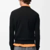 Pullover aus Wolle Schwarz/Grau