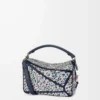 Puzzle 10 Confetti Tasche aus klassischem Kalbsleder Multicolor