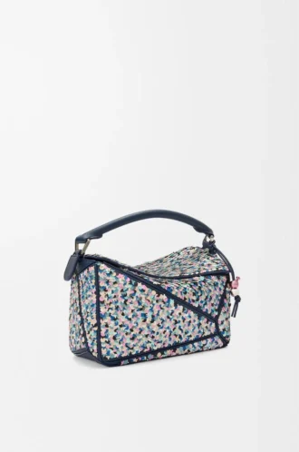 Puzzle 10 Confetti Tasche aus klassischem Kalbsleder Multicolor Puzzle 10 Confetti Tasche aus klassischem Kalbsleder Multicolor