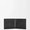 Puzzle-Bifold-Geldbörse aus klassischem Kalbsleder in Schwarz
