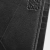 Puzzle-Bifold-Geldbörse aus klassischem Kalbsleder in Schwarz
