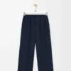 Pyjama-Hose aus Seide in Marineblau