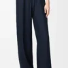 Pyjama-Hose aus Seide in Marineblau