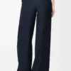 Pyjama-Hose aus Seide in Marineblau