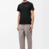 Regular Fit T-Shirt aus Baumwolle in Anthrazit
