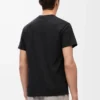 Regular Fit T-Shirt aus Baumwolle in Anthrazit
