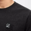 Regular Fit T-Shirt aus Baumwolle in Anthrazit