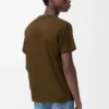 Regular Fit T-Shirt aus Baumwolle in Khaki Green
