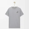 Regular Fit T-Shirt aus Baumwolle in Mittelgrau
