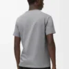 Regular Fit T-Shirt aus Baumwolle in Mittelgrau