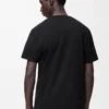 Regular Fit T-Shirt aus Baumwolle in Schwarz