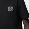 Regular Fit T-Shirt aus Baumwolle in Schwarz