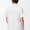 Regular Fit T-Shirt aus Baumwolle in Weiß