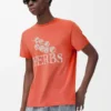 Regular Fit T-Shirt aus Baumwolle Orange