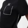 Regular Fit T-Shirt aus Baumwolle Schwarz