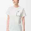 Regular Fit T-Shirt aus Baumwolle Weiß