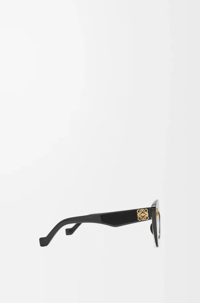 Retro Screen Sonnenbrille Schwarz
