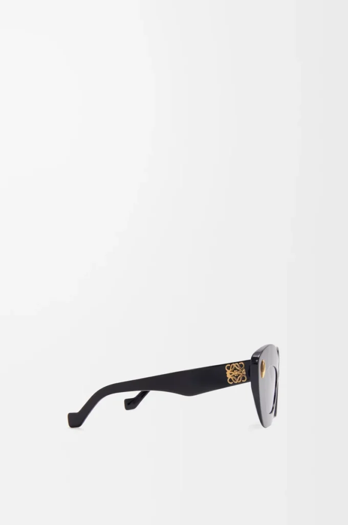 Retro Screen Sonnenbrille Schwarz