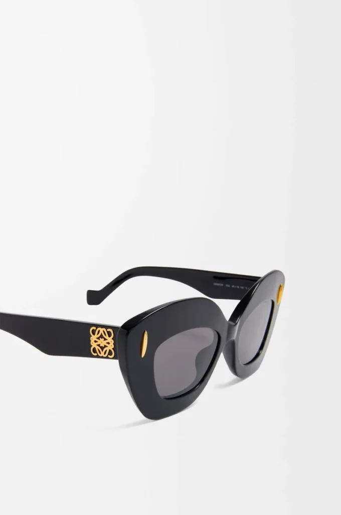 Retro Screen Sonnenbrille Schwarz