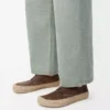 Rio Schnürschuhe aus Wildleder und Raffia Taupe